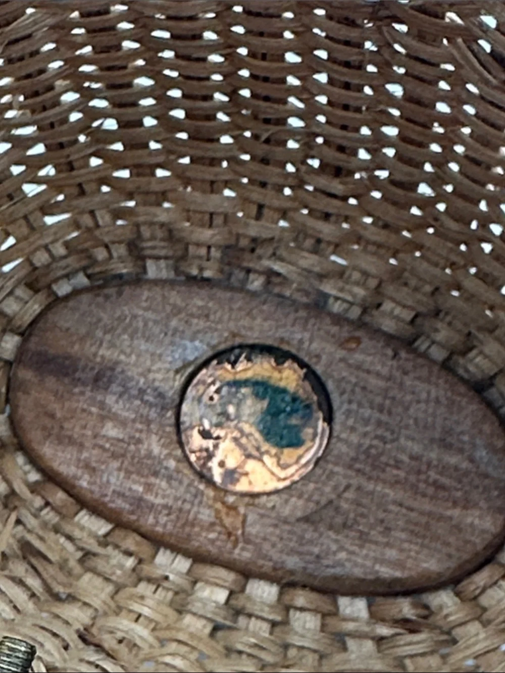 miniature handcrafted Nantucket Lightship Basket
